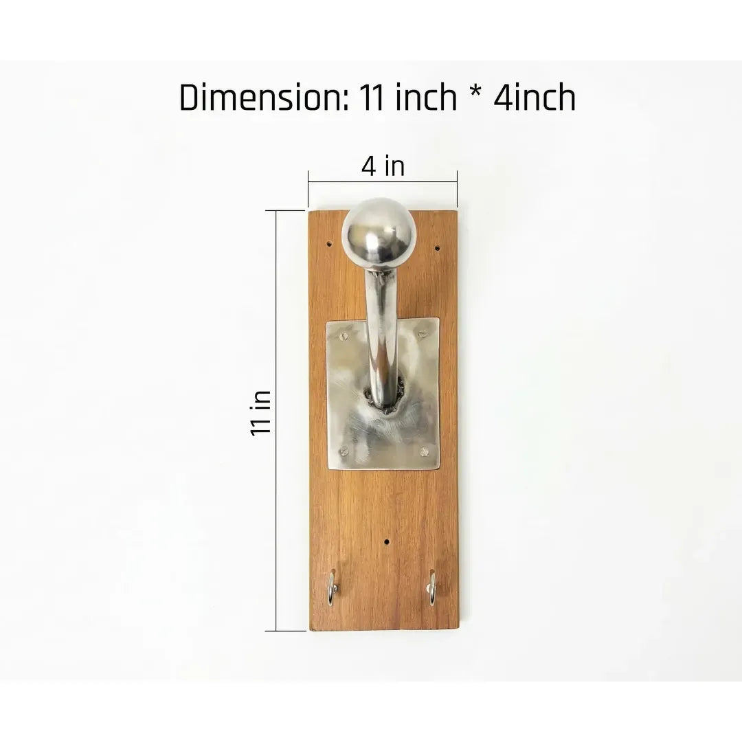 Wooden Helmet Stand Wall Mount with Hooks –  Bike Helmet Holder