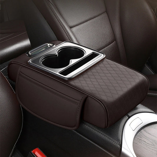 SolidSoul Smart Console Armrest Organizer with Storage Cup Holder & Phone Slot